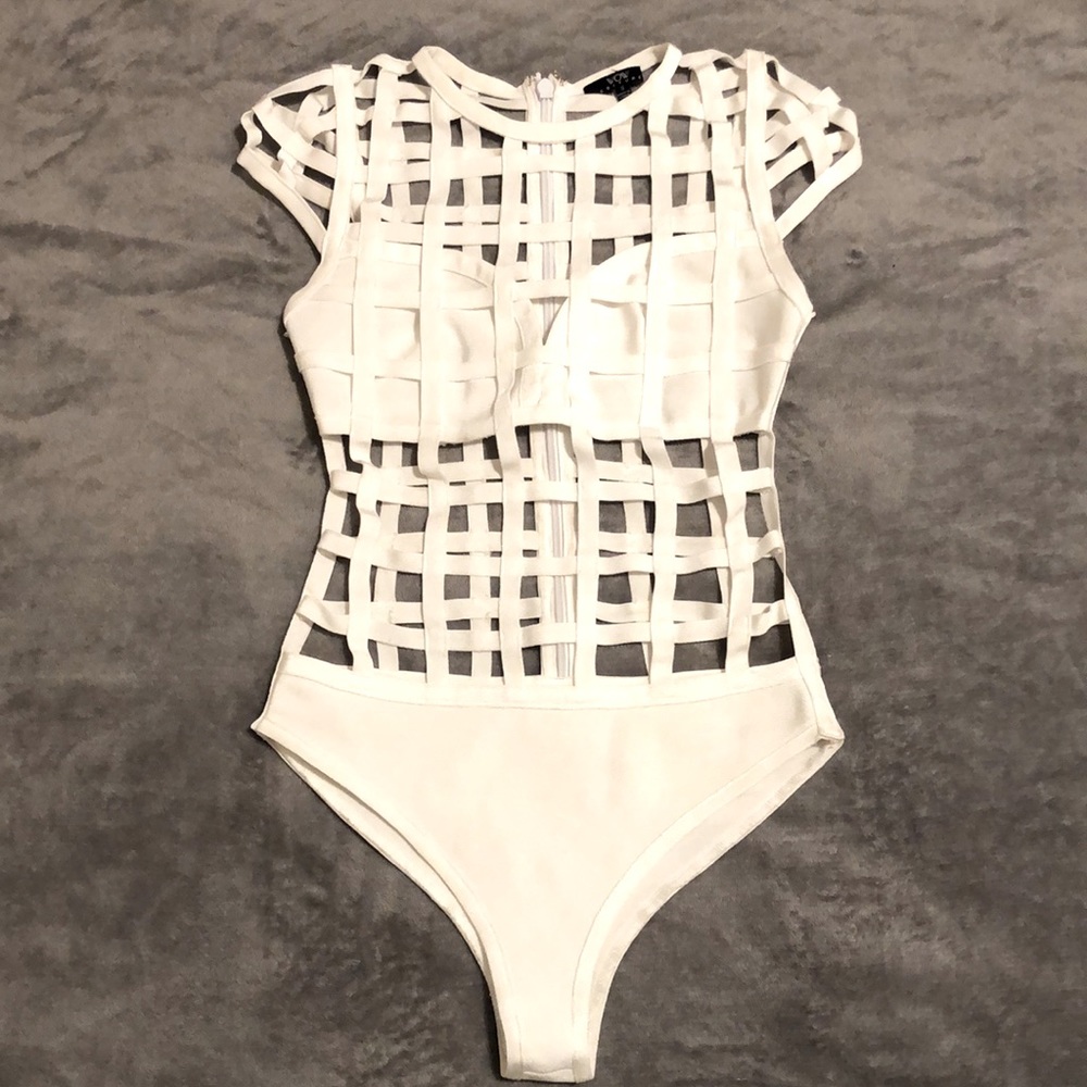 One-Piece Cutout Bandage Swimsuit